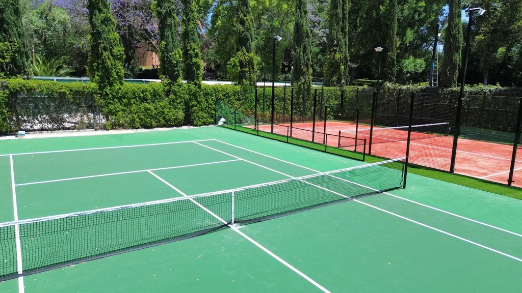Cancha de tenis acrílica